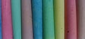 Pastel color of chalks Royalty Free Stock Photo