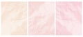 Pastel Color Crumpled Paper Layers. Blush Pink and Light Pink Backgrounds.