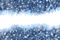 Pastel color dark blue snowy night abstract on grunge watercolor Royalty Free Stock Photo