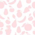 Pastel color fruit pattern