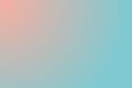 Pastel color gradient abstract background, orange turquoise