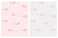 Cute Baby Shower Illustartion. Baby Girl Party Vector Pattern.
