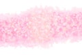 Pastel color spring pink splash abstract on watercolor paint wav Royalty Free Stock Photo