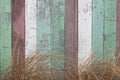 Pastel color wooden wall