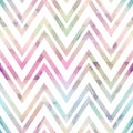 Pastel color zigzag seamless pattern