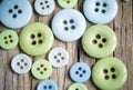 Pastel Colored Buttons Royalty Free Stock Photo