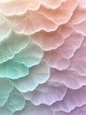 Pastel colored crystal formations Royalty Free Stock Photo