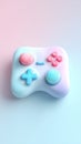 Pastel Gaming Controller - Soft Colors and Playful Design Royalty Free Stock Photo