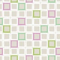 Pastel-colored Hand-Drawn Plaid Vector Seamless Pattern. Whimsical Modern Classic Tartan Background