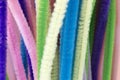 Pastel colored pipe cleaners