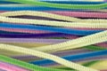 Pastel colored pipe cleaners