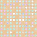 Pastel colored spotted background