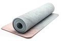 pastel-colored yoga mat with zenlike design