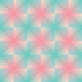 Pastel colors mozaic seamless pattern