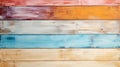 Pastel colourful painted wooden texture background. Light colour palette. Generative AI