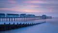 Pastel colours of early morning sunrise in Southwold, Suffolk, England Royalty Free Stock Photo