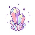 Pastel crystal gems