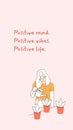 Pastel Cute Positive Illustration Reminder Quote Your Story