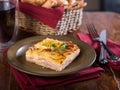 Pastel de Papa, a typical Peruvian potato casserole