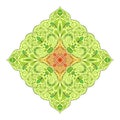 Pastel Deciduous Light Green Mandala.