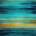 Art Elysse: Abstract Painting Of Blue And Yellow Stripes On Water Royalty Free Stock Photo