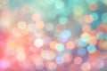 Pastel Dream: Soft pastel-colored bokeh lights