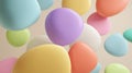 Pastel Easter Eggs Abstract Background Royalty Free Stock Photo