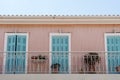 Pastel Elegance of Mediterranean Architecture Royalty Free Stock Photo