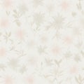 Pastel flora wallpaper minimal style and vintage