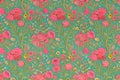 Pastel Floral Wallpaper with Vintage Charm with Generative AI