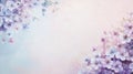 Soft Floral Background with Blue and Purple Blossoms Royalty Free Stock Photo