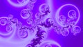 Pretty pastel fractal abstract light background with lines and circles in ultra violet