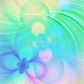 Pastel fractal background