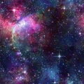 Pastel Galaxy Nebula Sky Print
