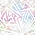 Pastel geometric grunge pattern