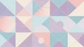 Pastel Geometric Pattern Abstract Background with Soft Shapes Subtle Textures Modern Digital Design Royalty Free Stock Photo