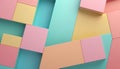 Pastel geometric shapes abstract background Royalty Free Stock Photo