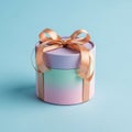 Pastel Gift Box with Bow Royalty Free Stock Photo