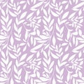 leaves pattern lavender white leaves with minimalist subtle texture