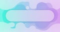 Pastel Gradient Abstract Background with Rounded Rectangle Frame Royalty Free Stock Photo