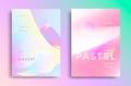 Pastel gradient covers