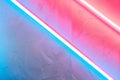 Pastel gradient with neon lights in white, pink, and blue - soft and dreamy background image Royalty Free Stock Photo