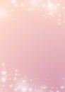 Pastel gradient pink background, sparkle bokeh star and light b