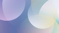 Pastel gradient soft colorful circle abstract banner vector smooth feeling background