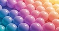 Pastel gradient spheres abstract background Royalty Free Stock Photo