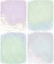 Pastel grunge background set isolated clipping Royalty Free Stock Photo