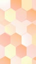 Pastel Hexagon Geometric Pattern Royalty Free Stock Photo