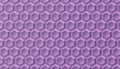 Pastel hexagon pattern background. 3D purple gradient honeycomb wallpaper. Image illustration Royalty Free Stock Photo