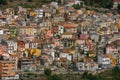 Pastel houses on hillside Royalty Free Stock Photo