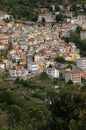 Pastel houses on hillside Royalty Free Stock Photo